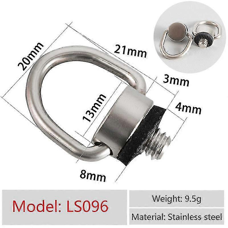 Strap Screw D Ring Camera Screw Mount 1/4 Inch Quick Release Plate Screw Adapter