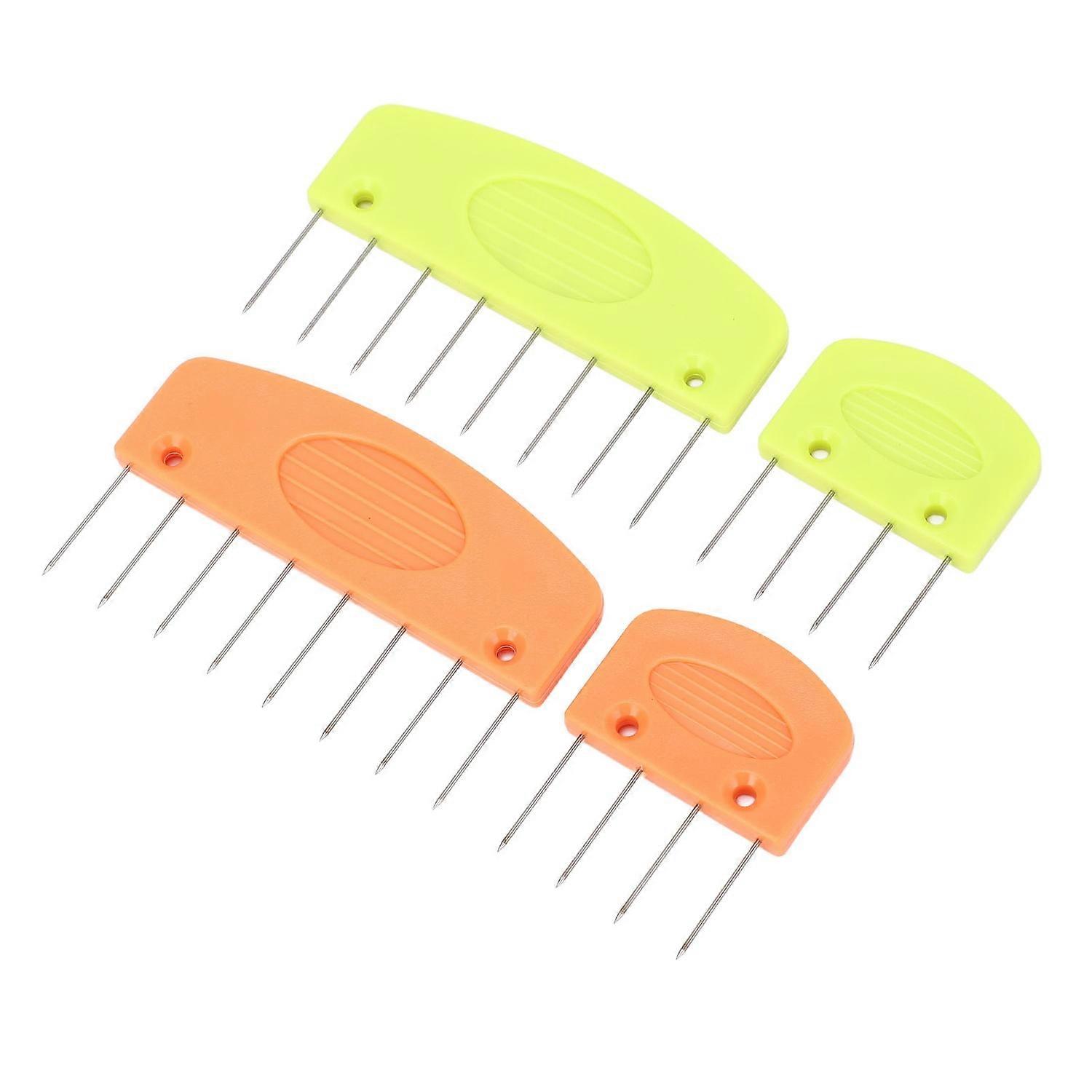 Knit Blocking Combs Knitting Crochet Sewing Comb Set Home Project Tools Orange Yellow 