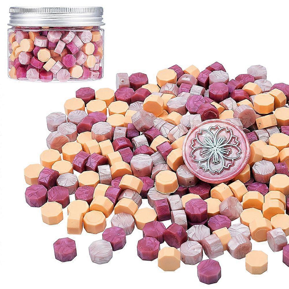 Sealing Wax Particles for Retro Seal Stamp Octagon Mixed Color 9mm 300pcs