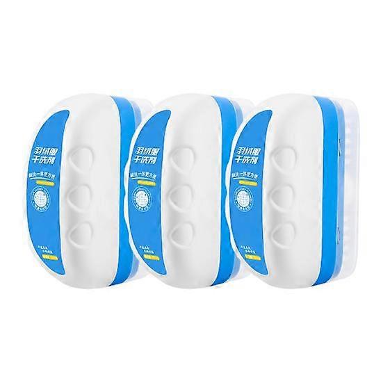 3Pcs 100ML καθαριστικό σακακιών πούπουλων με το ελεύθερο στεγνό καθάρισμα μπουφάν πλυσίματος βουρτσών