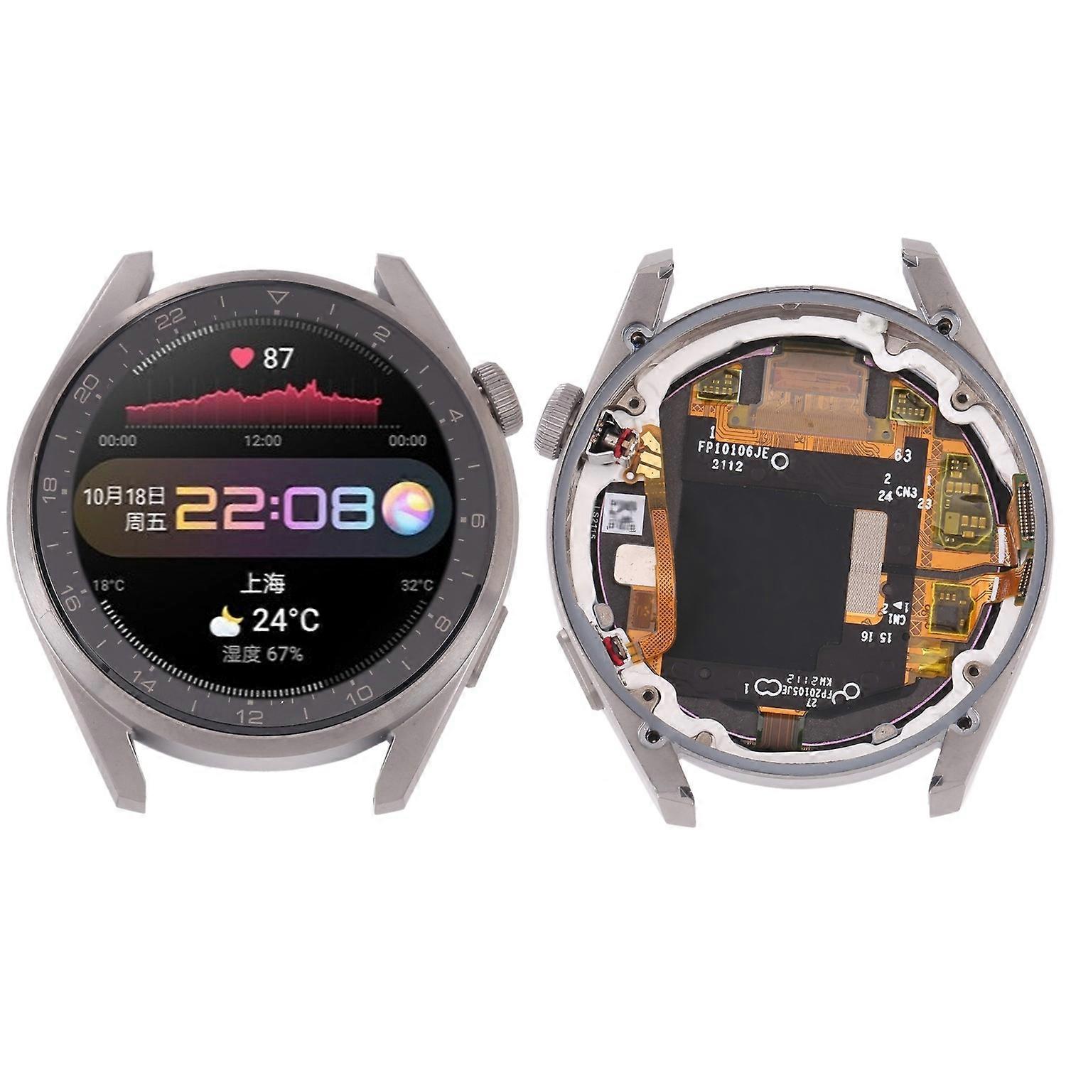 Original LCD Screen With Frame for Huawei Watch 3 Pro