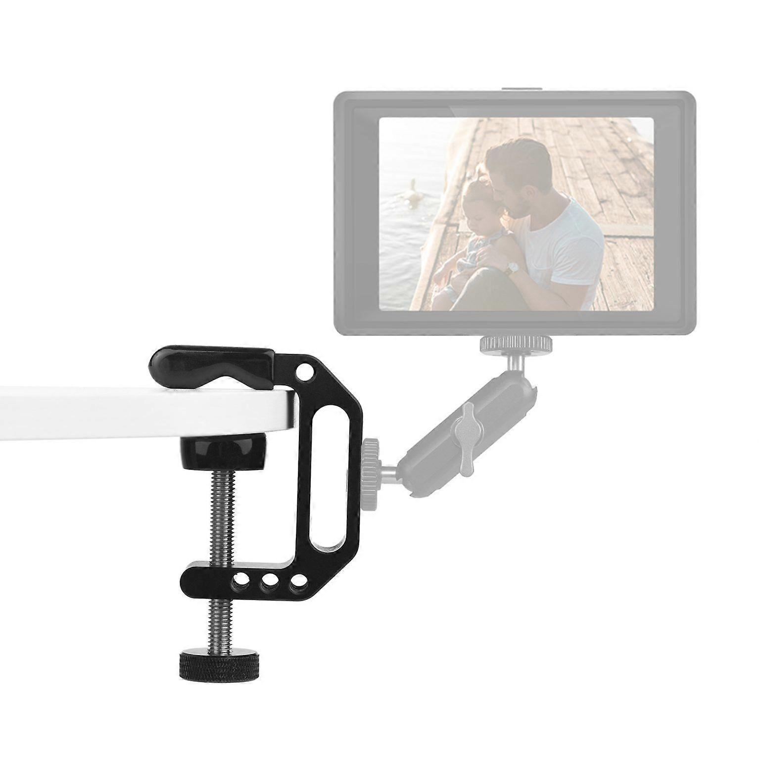 Universal Heavy Duty C Clamp Desk Mount - Secure Your Workspace with Versatile Desktop Clamp