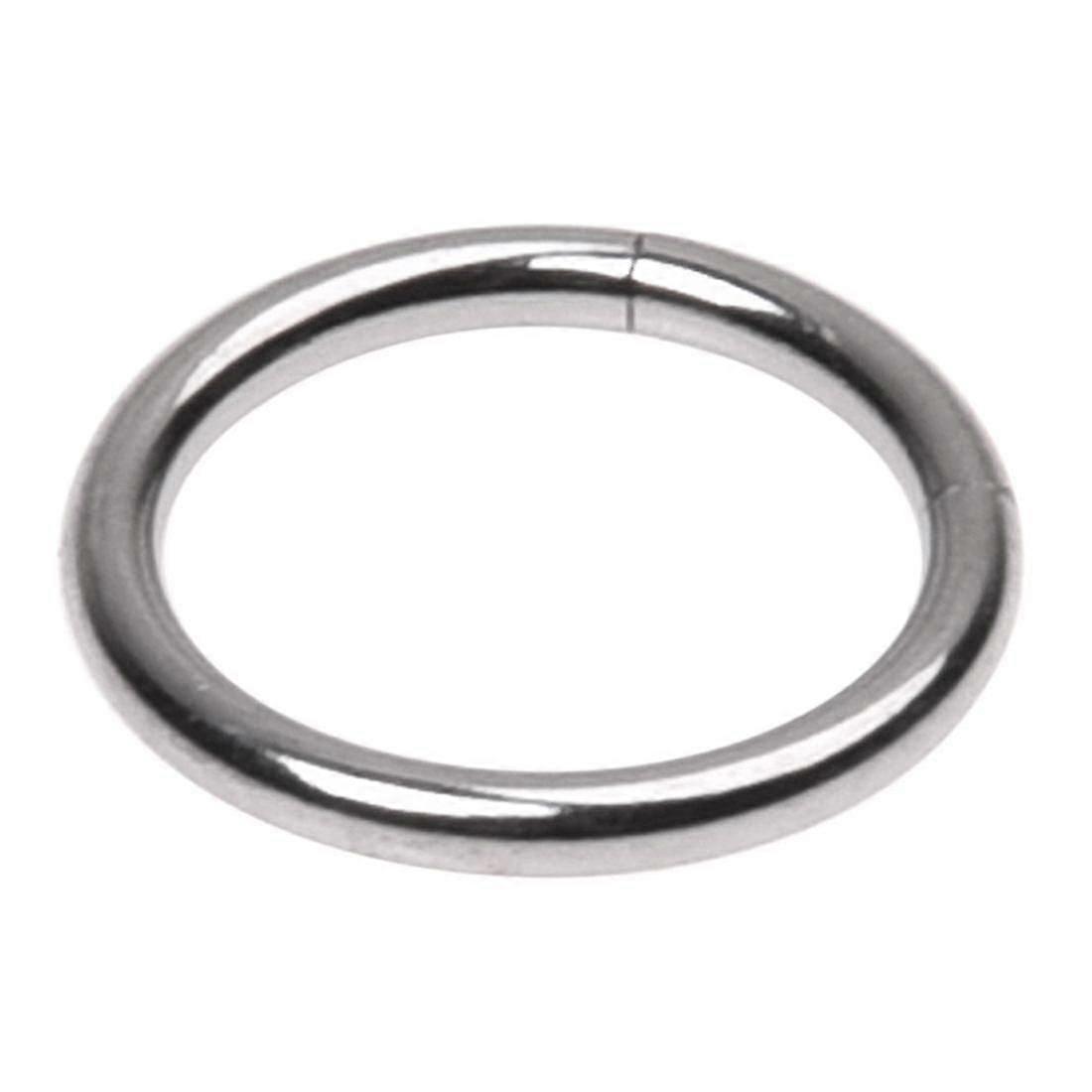 1 P Endless Hoop Rings Lip Ear Studs Silver 1.2*8mm