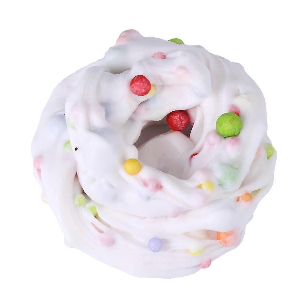 DIY רך רך רפש להפגת מתחים פלסטלינה צעצוע חימר בוץ לילדים מבוגרים (לבן)