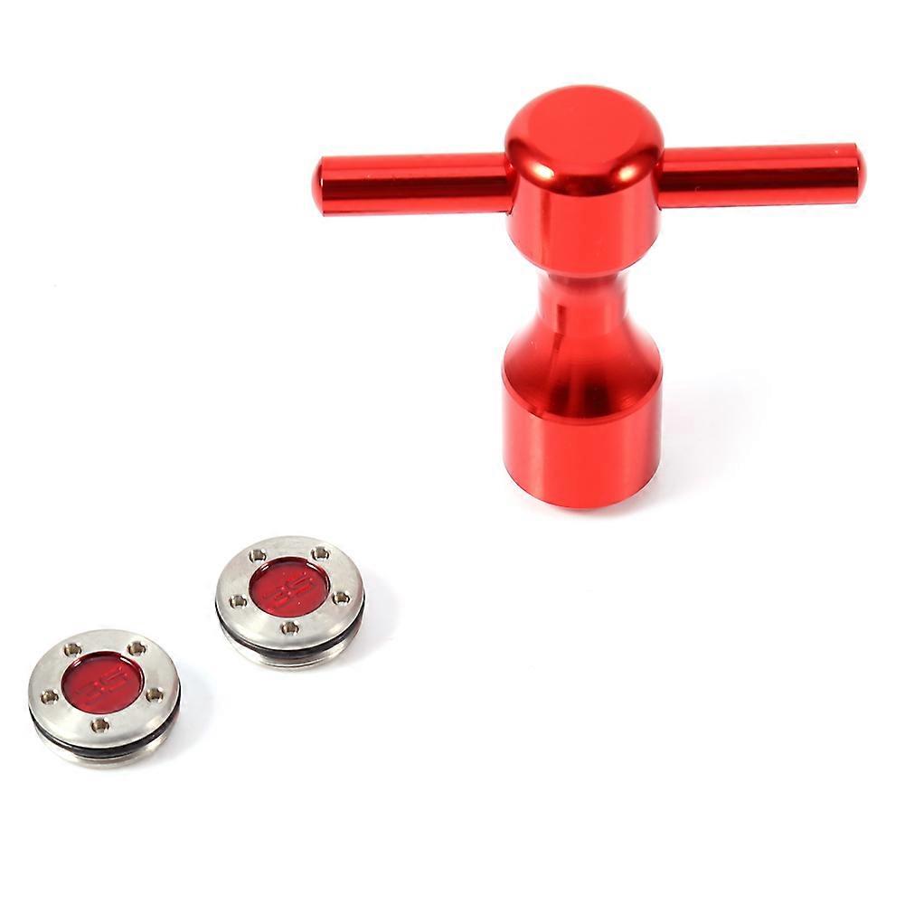 2pcs Red Golf Putter Weights With A Golf Wrench Spanner Tool For Scotty Cameron(35g)