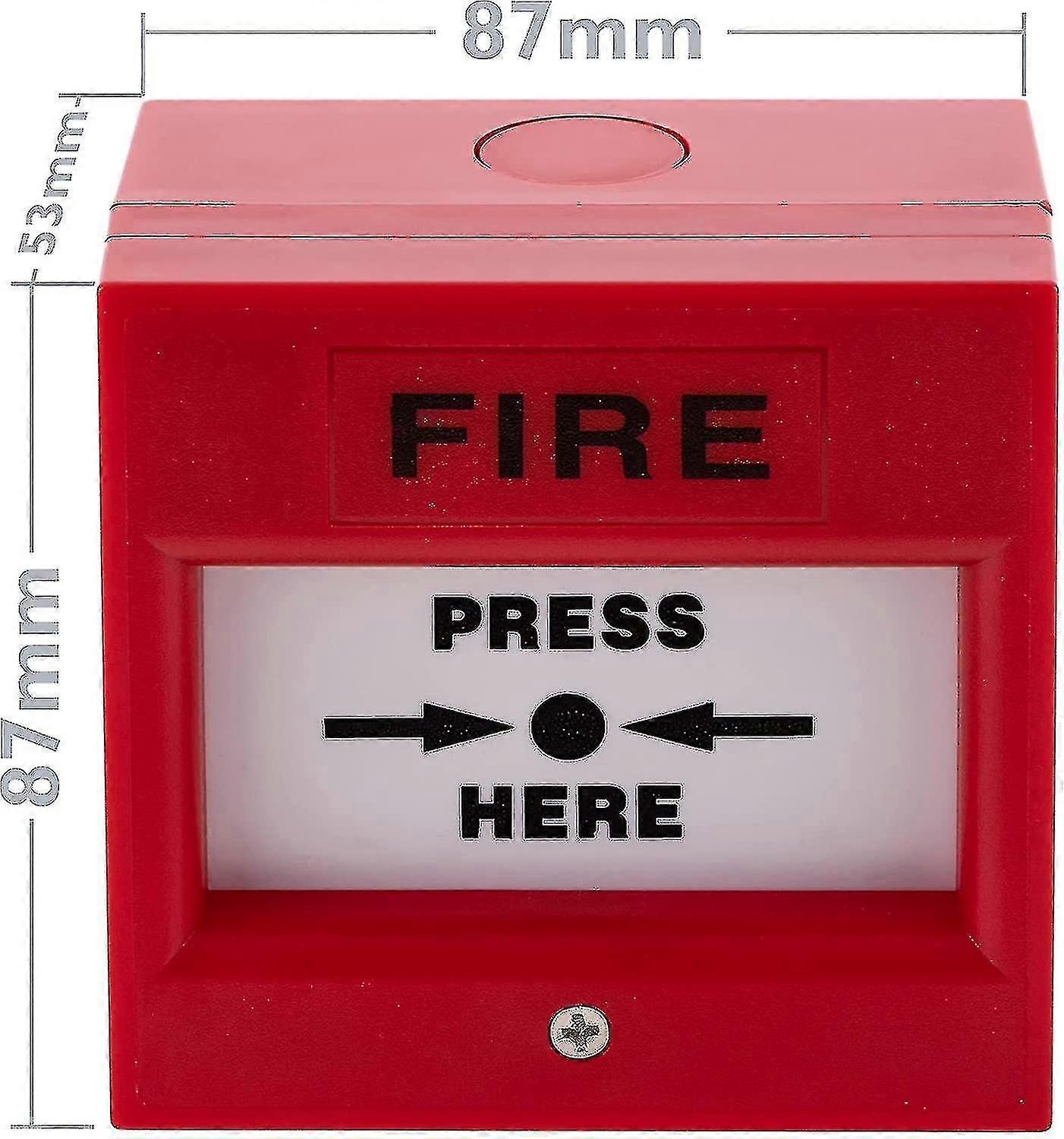 Emergency Manual Button For Fire Alarms With Led Light