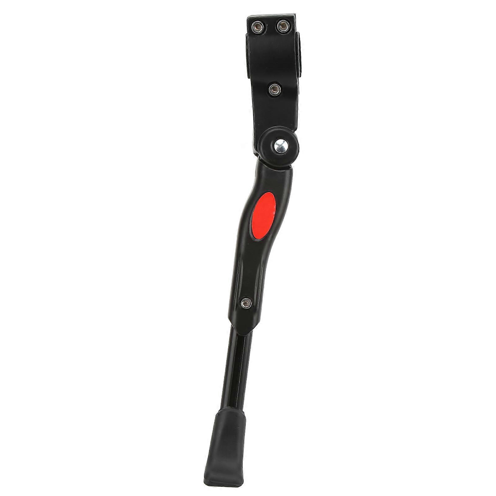 Béquille de vélo réglable en alliage d'aluminium, maintien stable et sécurité accrue, support latéral pour vélo, noir