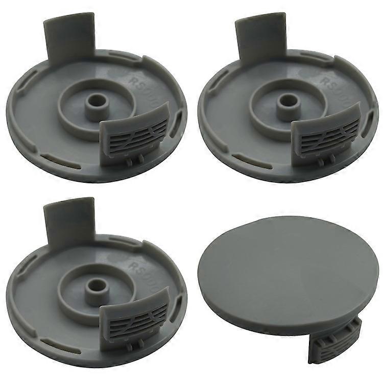 RAC122 4Pcs Replacement Spool Cap Compatible For Ryobi RLT4027 / RLT4125 / RLT5027 / RLT6030 / RLT5127 / RLT6130 Mower A