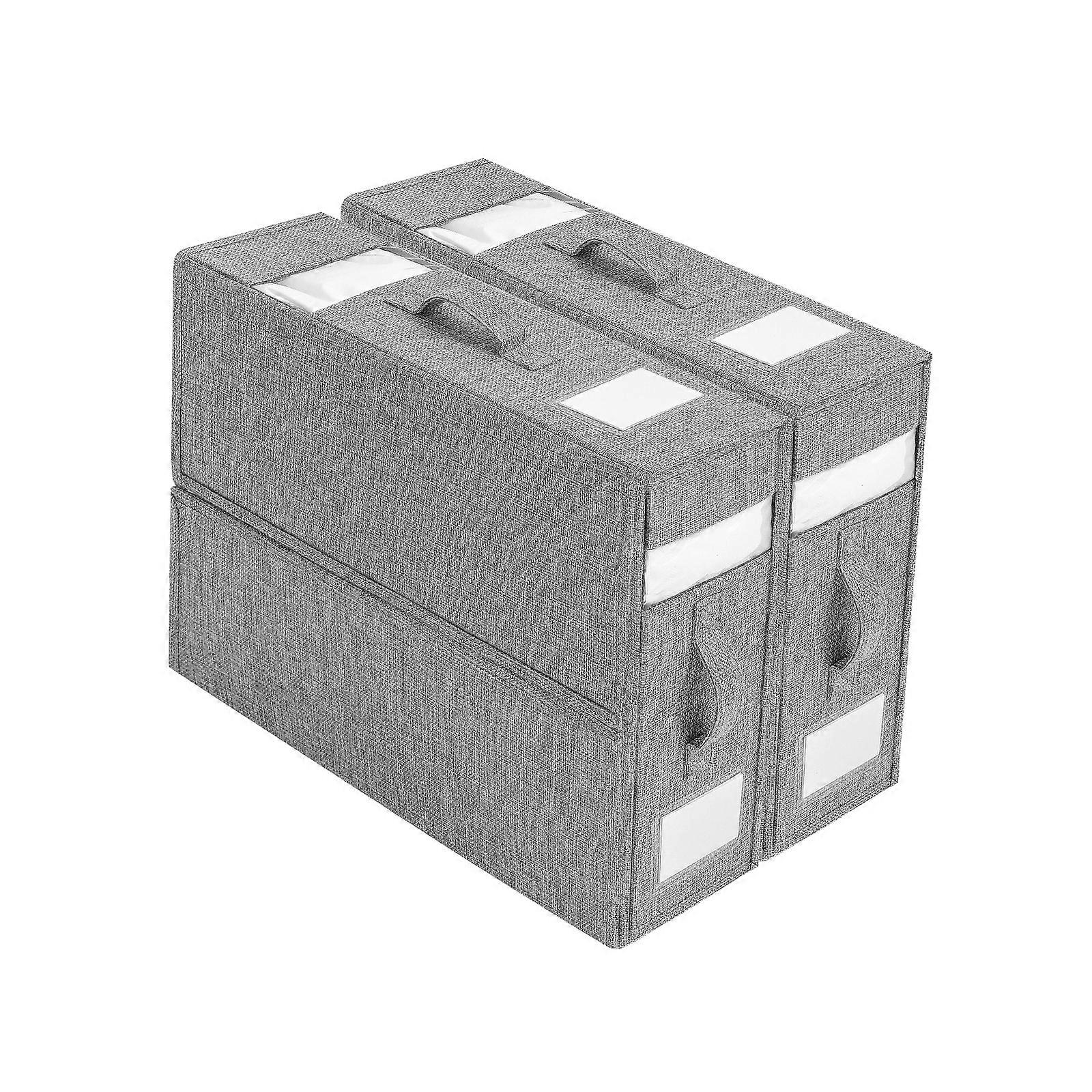 2 Pack Bed Sheet Storage and Organization – Ideal for Blankets & Sheets