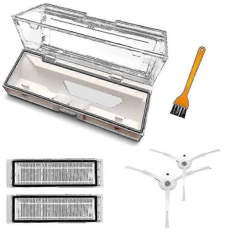 חל על תיבת אבק המתאימה ל- Xiaomi Roborock S55 S51 S50 חלקי שואב אבק החלפת מסנן Hepa אביזרי חילוף