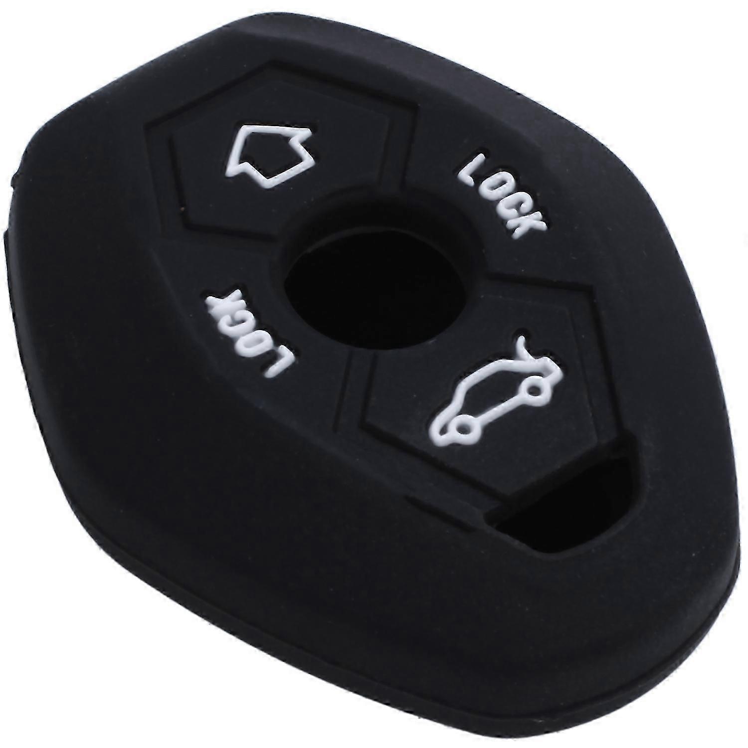 3 Button Remote Key Fob Silicone For E46 E39 E63 E36 E81X5 Z3 Z4, Black