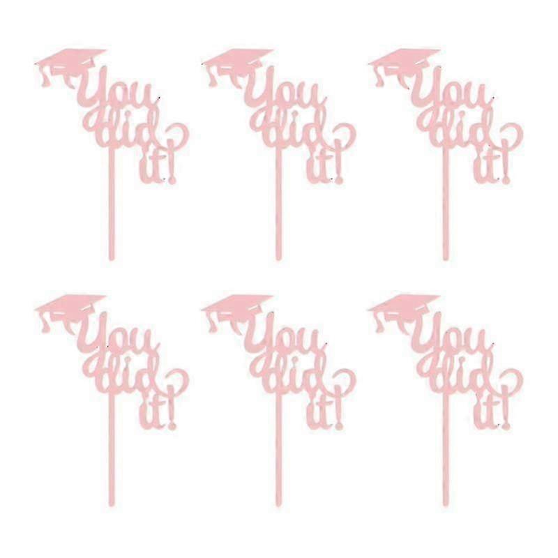 unique 6pcs cake decorations, Letter Cupcake Topper