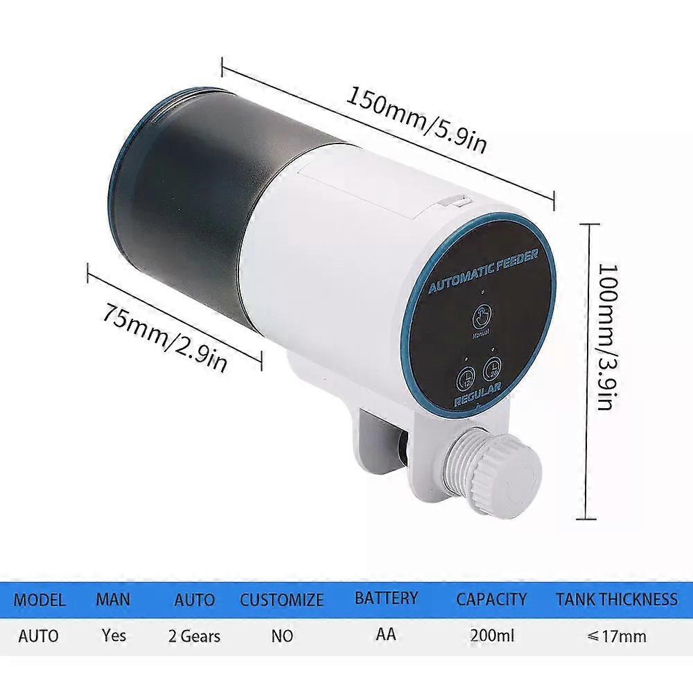 Fish Tank Automatic Feeder Intelligent Timing Automatic Fish Feeder Koi Goldfish Small Feeder Closed Type Fish Aquario Feeder