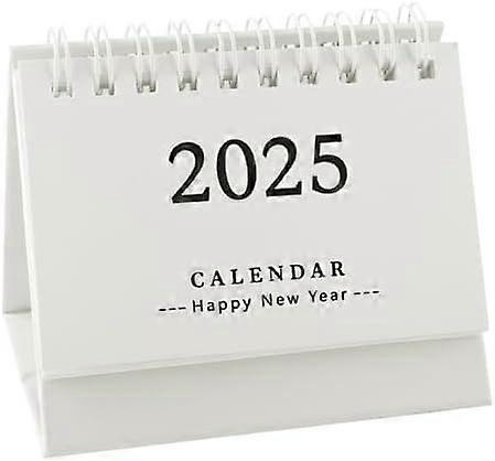2025 Mini Minimalist Desk Calendar Small Fresh Creative Notepad Desk Ornament Suitable for Office Desktop and Student Desktop CalendarsB