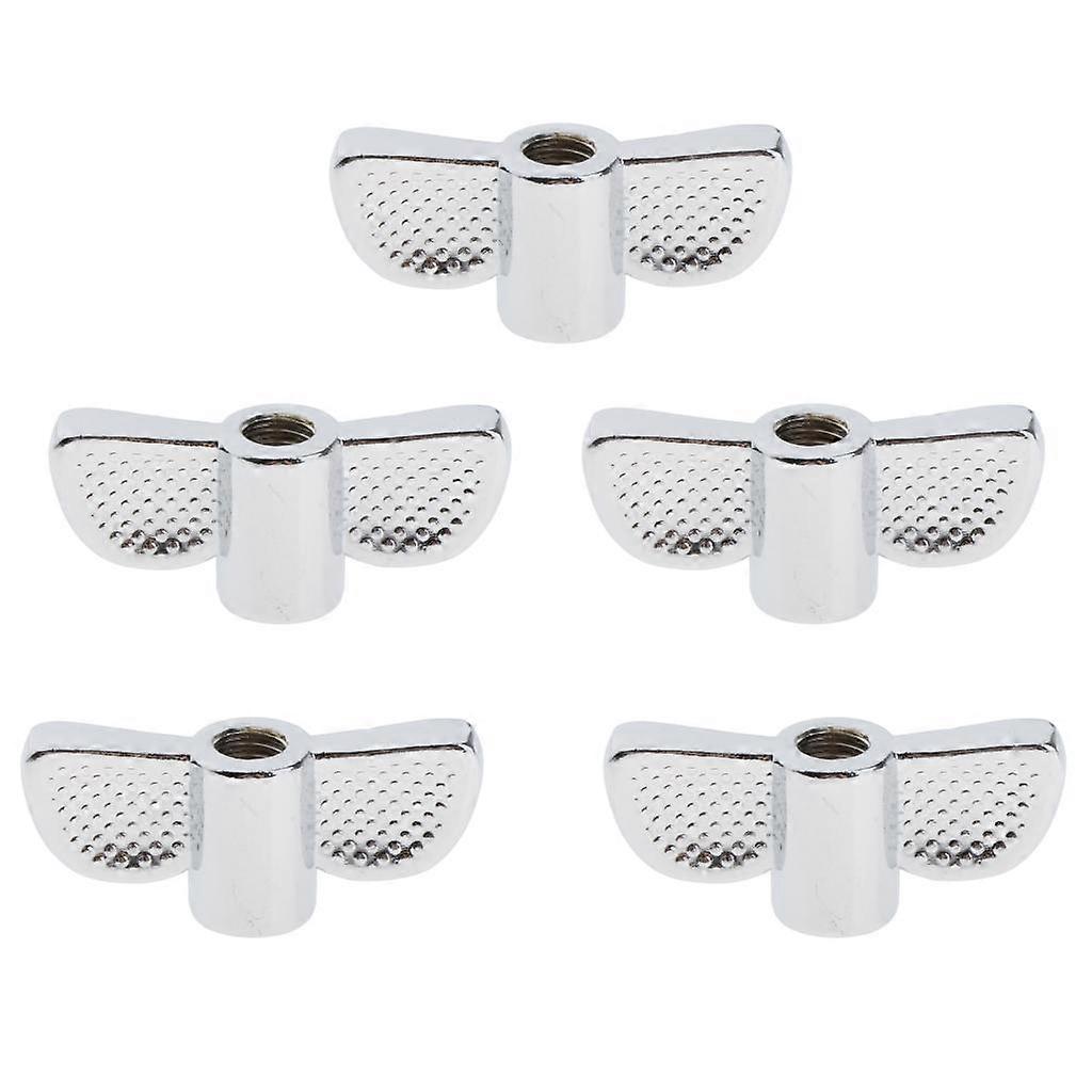 5Pcs Cymbal Stand Wing Nut T-Nut M8 Percussion Instrument Part Accessory