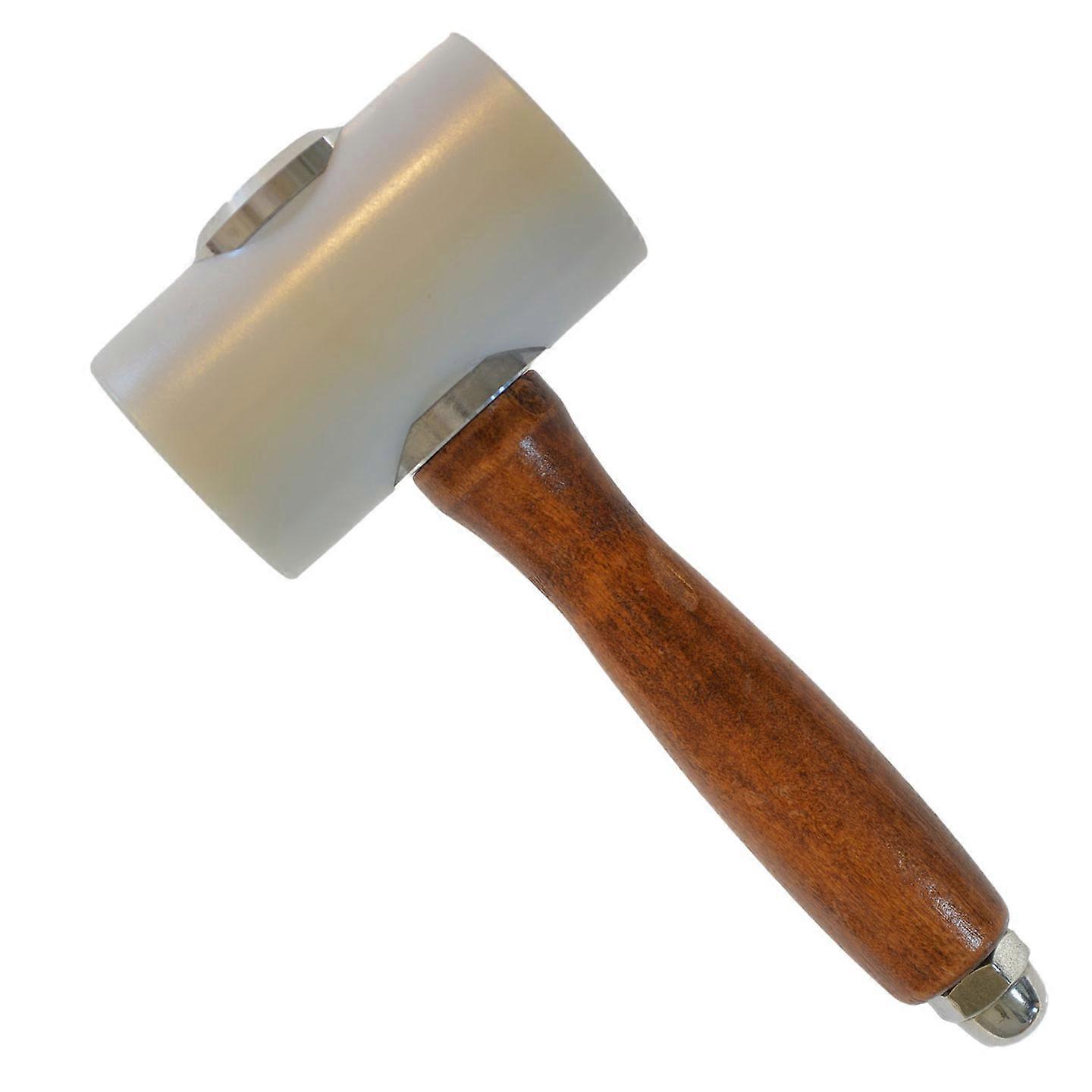 Leathercraft Mallet Tool Dark Brown Nylon Double Head Hammer Leather Maul