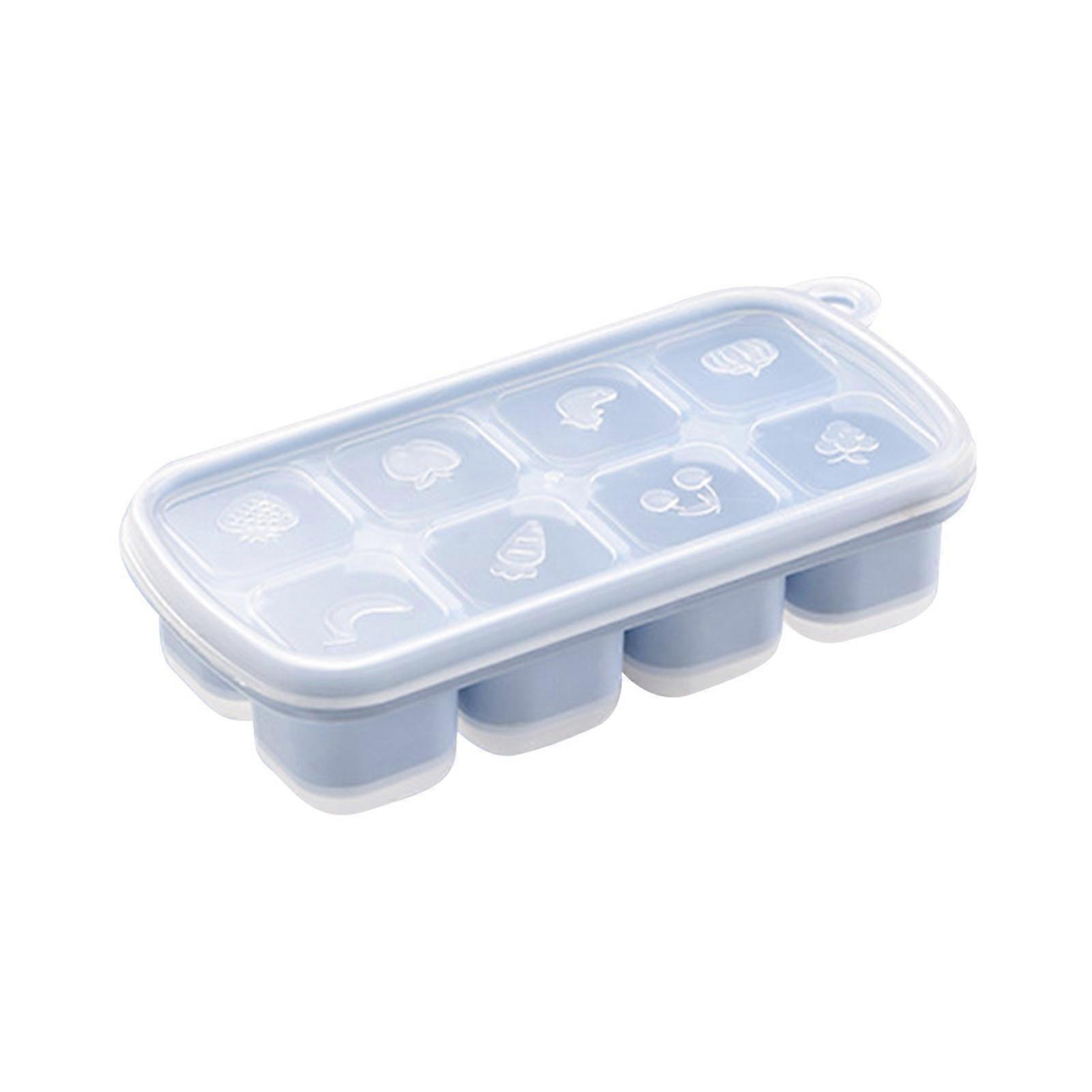 Ice Soft Rubber Homemade Ice Tray Ice Cream Refrigerator Ice Maker Ice Box Lid Ice Tray Home bar