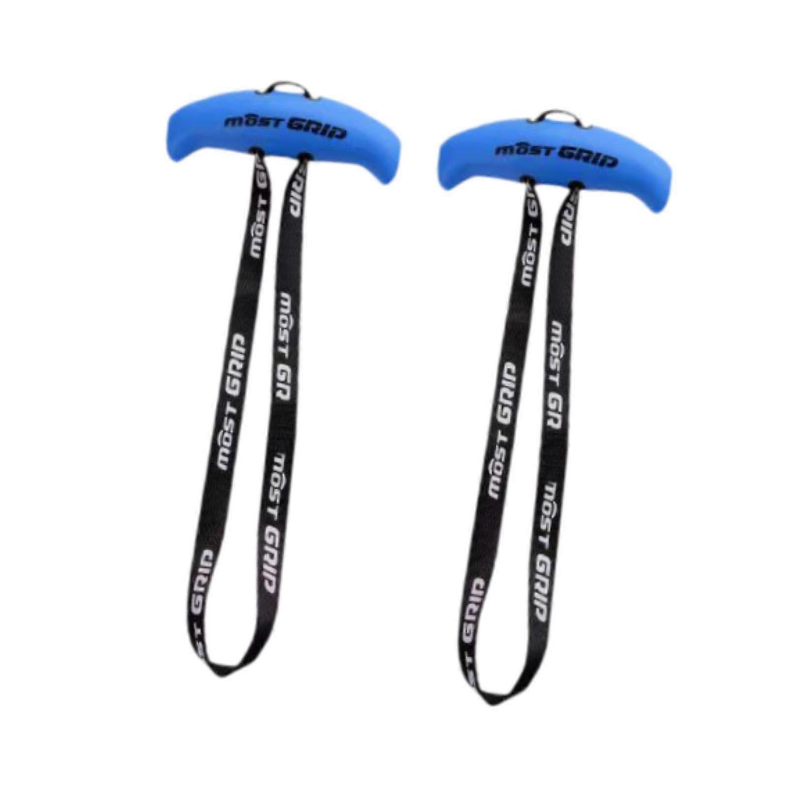Resistance Band Handles for Pull up Bar Home Working Out Gym Pull up Handles Blue