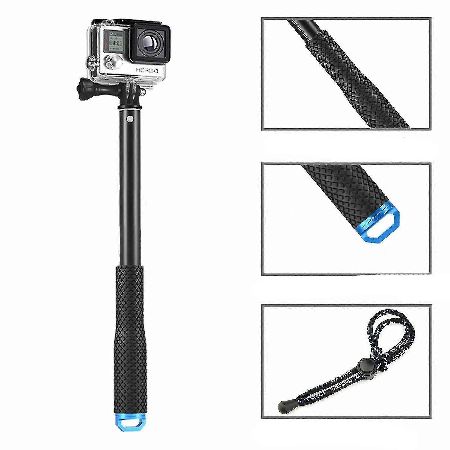 36 "Selfie عصا اليد قبضة تمديد القطب ل Gopro البطل / الدورة 9 8 7 6 5 4 3 +