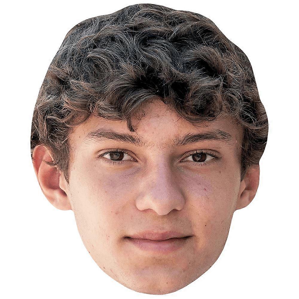 Andrea Kimi Antonelli (Curls) Celebrity Mask, Flat Card Face