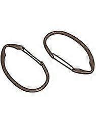 Shower Curtain Hooks, 12-Set, Decorative, Rust-Resistant For Bathroom