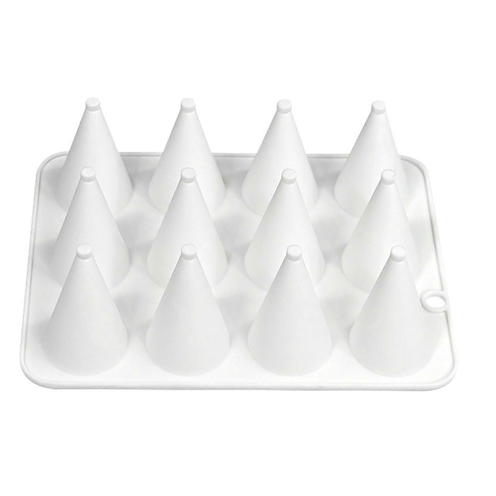 Chocolate Molds Cone Shape Silicone Molds Mousses Cake Decorating Molds Baking Tool for making Mousses Cake, Pastry