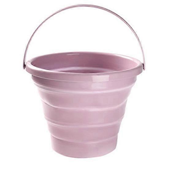 5/10L Outdoor Folding Bucket Great Load Bearing Handle Leakproof Thick Collapsible Space-saving Hanging