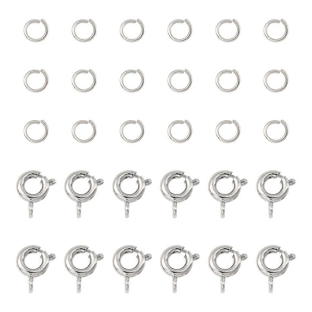 Jewelry Findings 黄铜弹簧环扣带 304 不锈钢开放式跳环