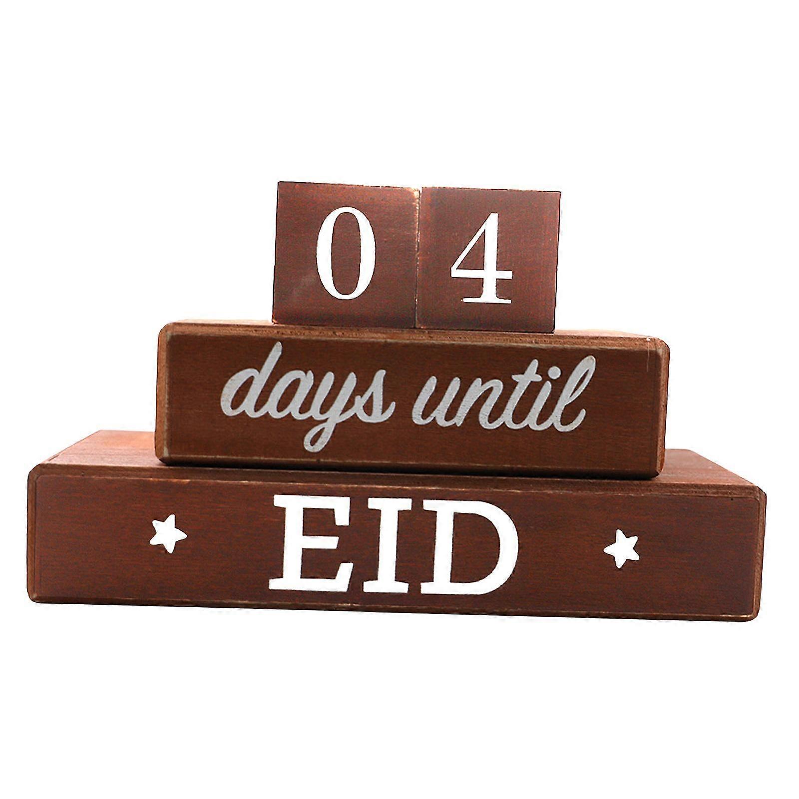 Ramadan Advent Calendar Eid Mubarak Decor Lightweight Dedicate DIY Ramadan