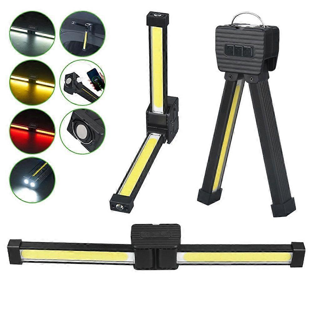 5-Mode Magnetic Gym Lamp - 90 Rotatable, Rechargeable, Waterproof Flashlight for Emergency, Posing & Versatile Lighting Needs