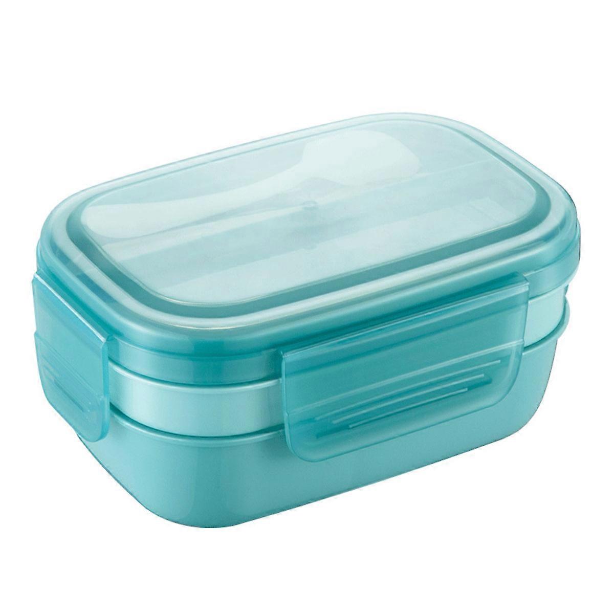 Microwaveable Stackable Bento Box with Sauce Compartment