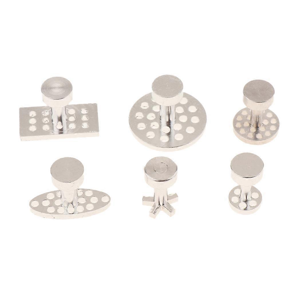 6 Pc puller Auto Pulling Metal Auto Tabs Paintless Hail body repair removing