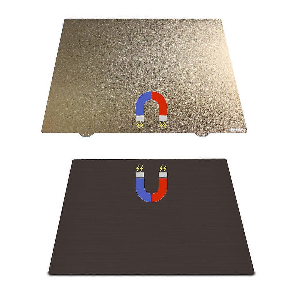430x430mm PEI Build Plate 3D Print Bed Double Side Powder-coating PEI Surface Spring Steel with Magnetic Base Flexible Platform Compatible with Neptu