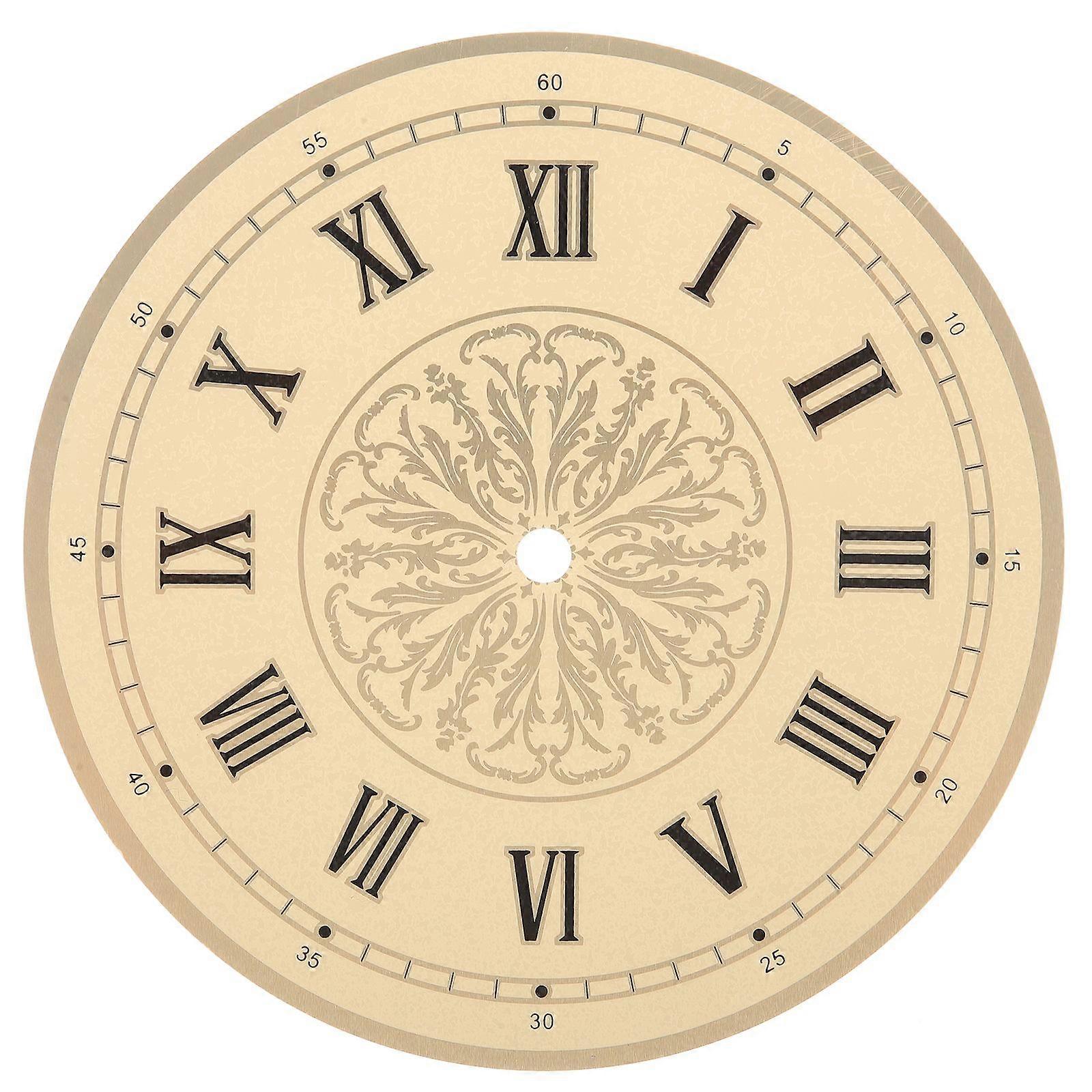 Cadran d’horloge de bricolage Cadran réutilisable de remplacement pour horloge faisant une pièce de cadran Horloge Cadran rond