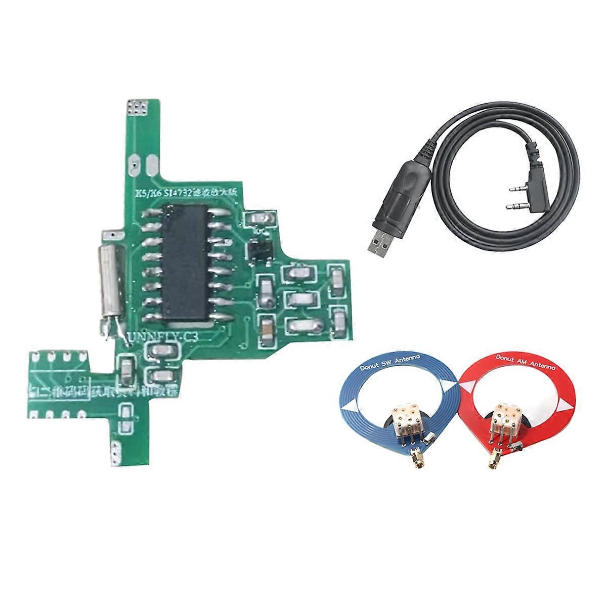 Intercom Modification Module Filter+Donut SW/AM Antenna+USB Cable