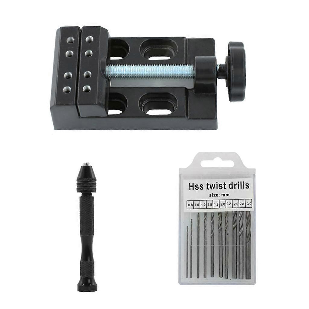 Mini Professional Drilling Tools for Craft Carving with Drills Twist Drills and for Bench Vice for Craft Carving