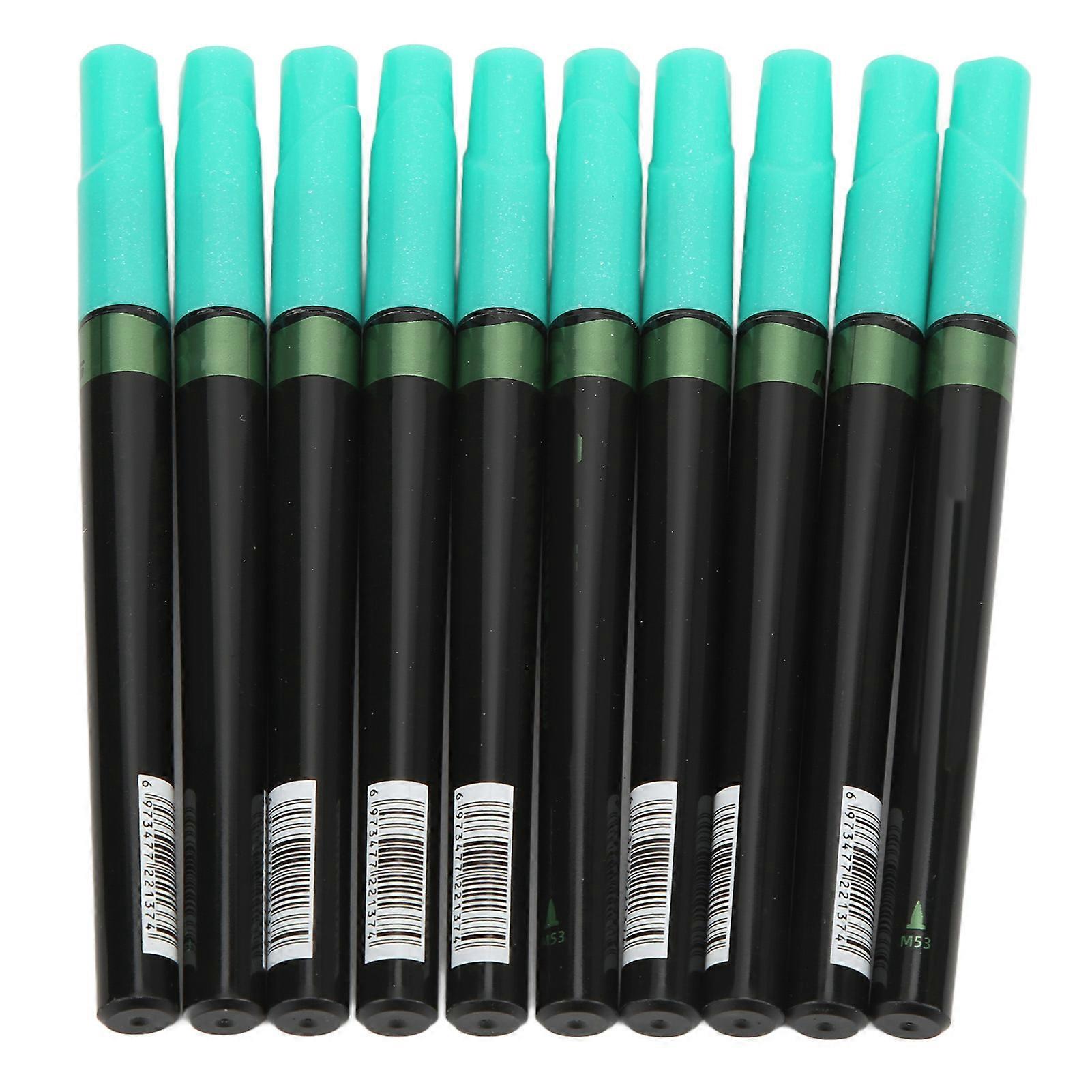 10 Pcs Water Based Quick Dry Metallic Paint Markers Set