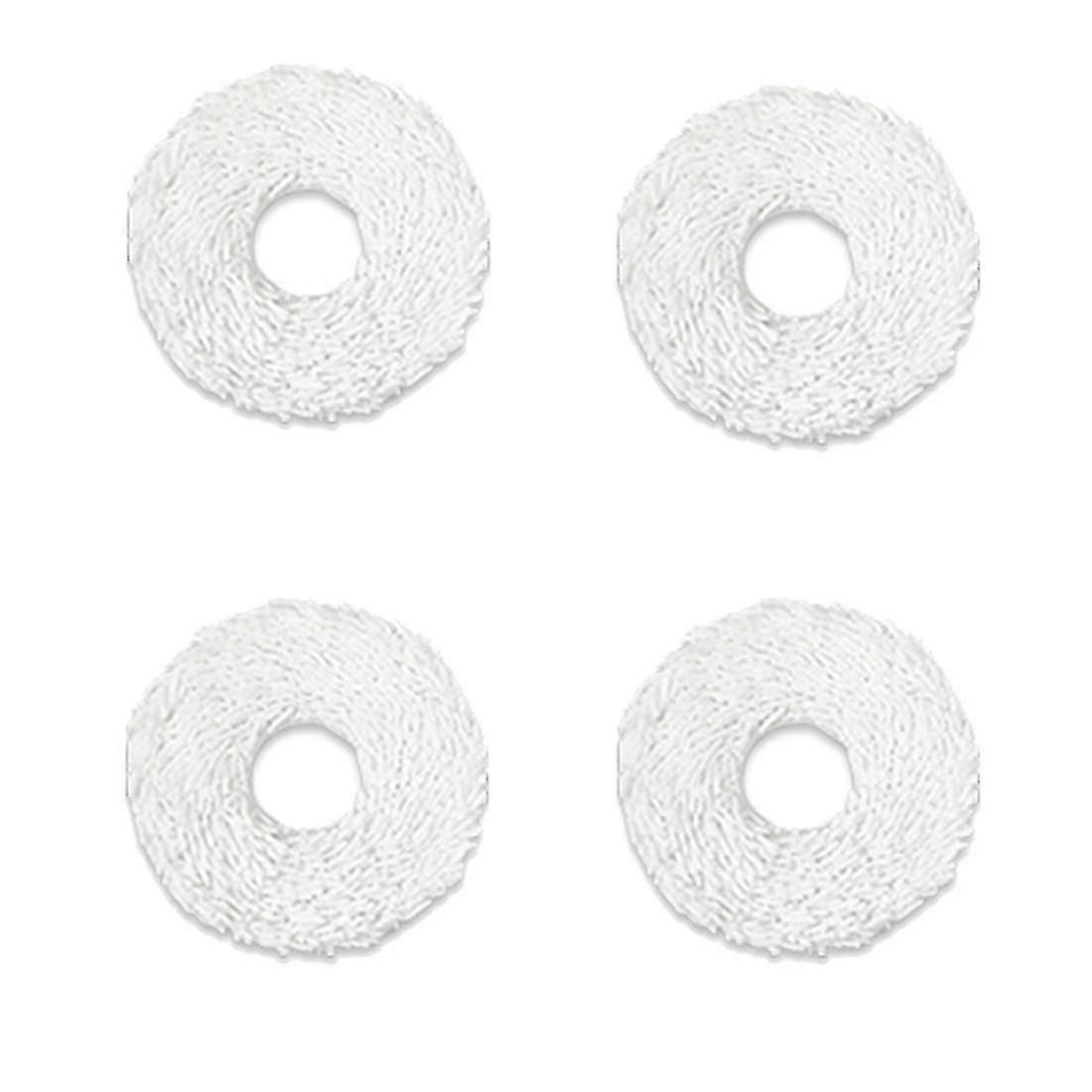 4pcs Mop Cleaning Pad Replacement Mop Cloth For Ecovacs N9+ Robot