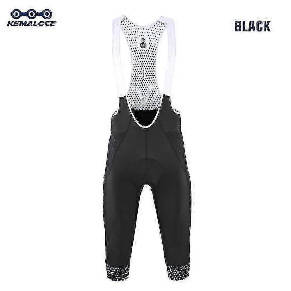 Heren Fietsen 3/4 Broek Shorts Blank Blauw/Zwart/Grijs 5D Gel Pad MTB Fiets Bib Broek Topkwaliteit Sneldrogend