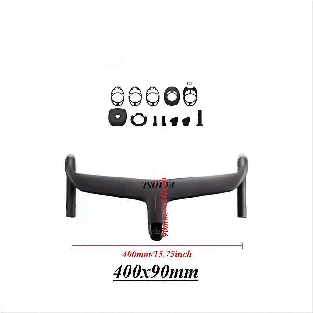 SL8 road Carbo handlebar carbon stem roval Internal Cable Routing Road Bicycle Handlebar Cockpit Di2 color changing laser