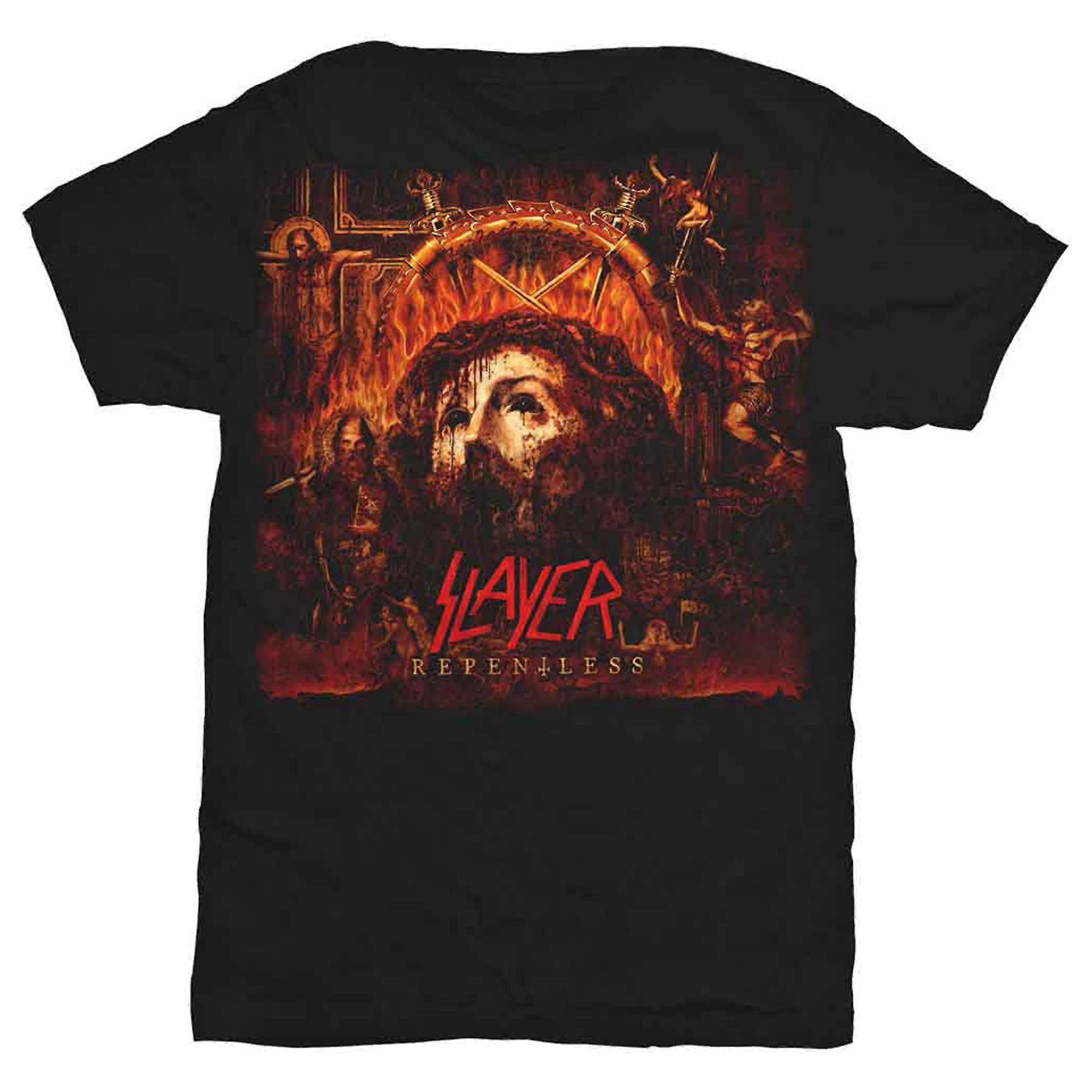 Slayer Repentless Band 徽标 T 恤
