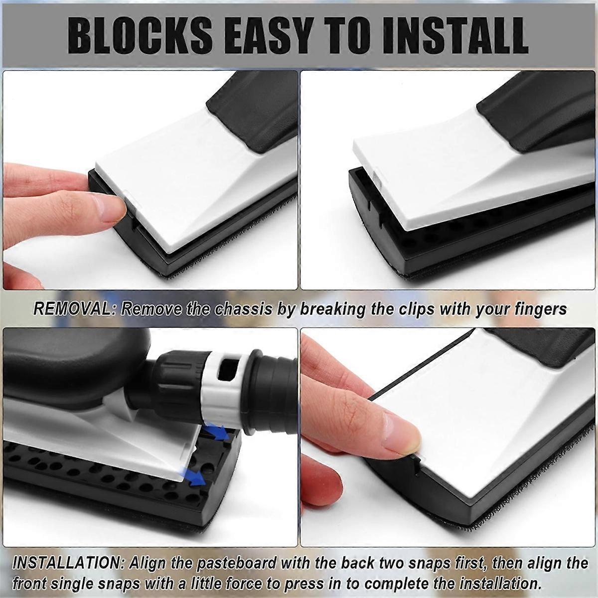 Hand Sanding Block Dust Extraction Grinding Hand Sander