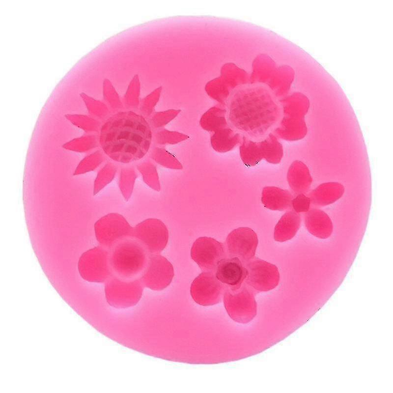 Miniowl-the New Sunflower Shape Drop Glue Mold  - 1pc