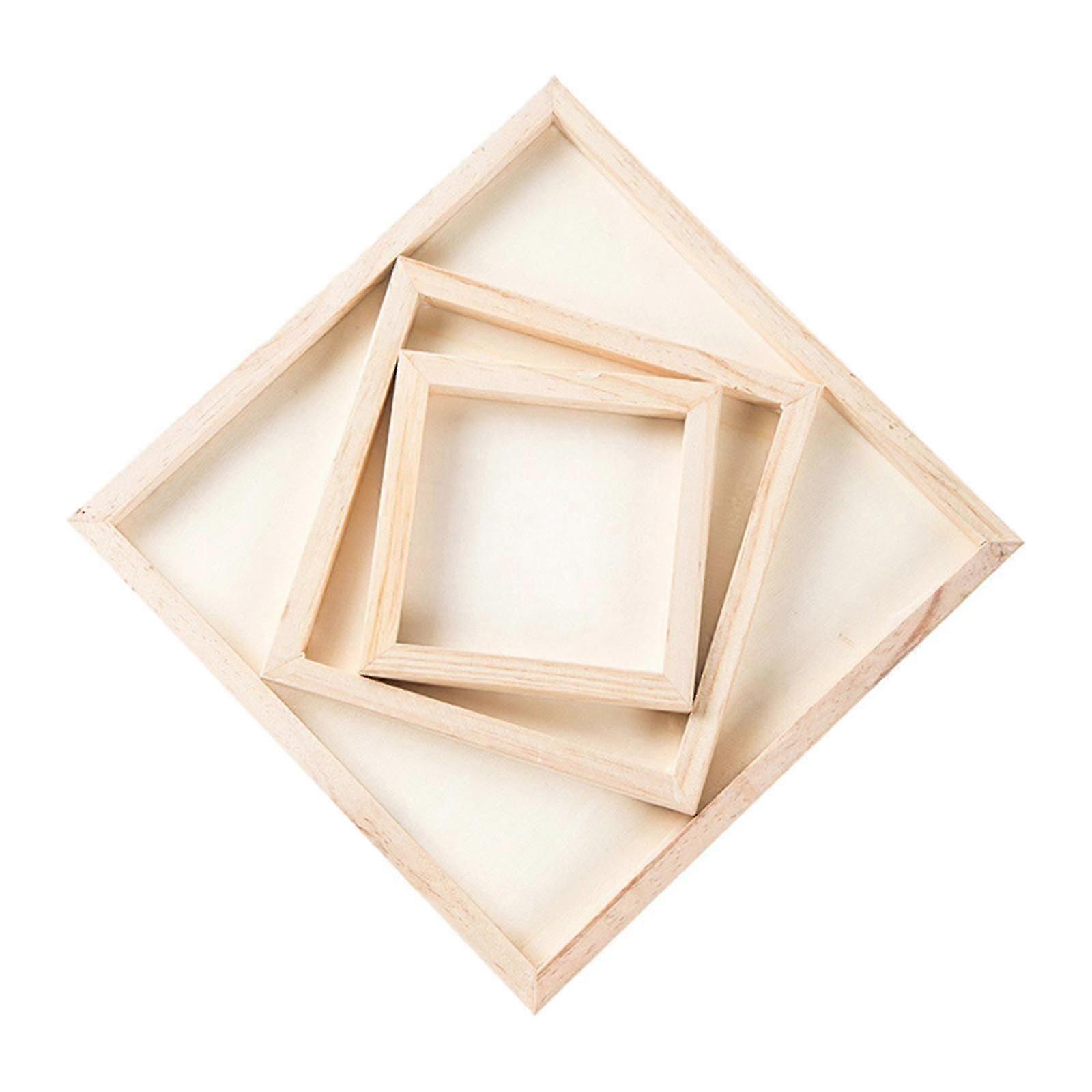 3Pcs Clay Picture Frame DIY Crafting Projects Wall Mount Multifunctional