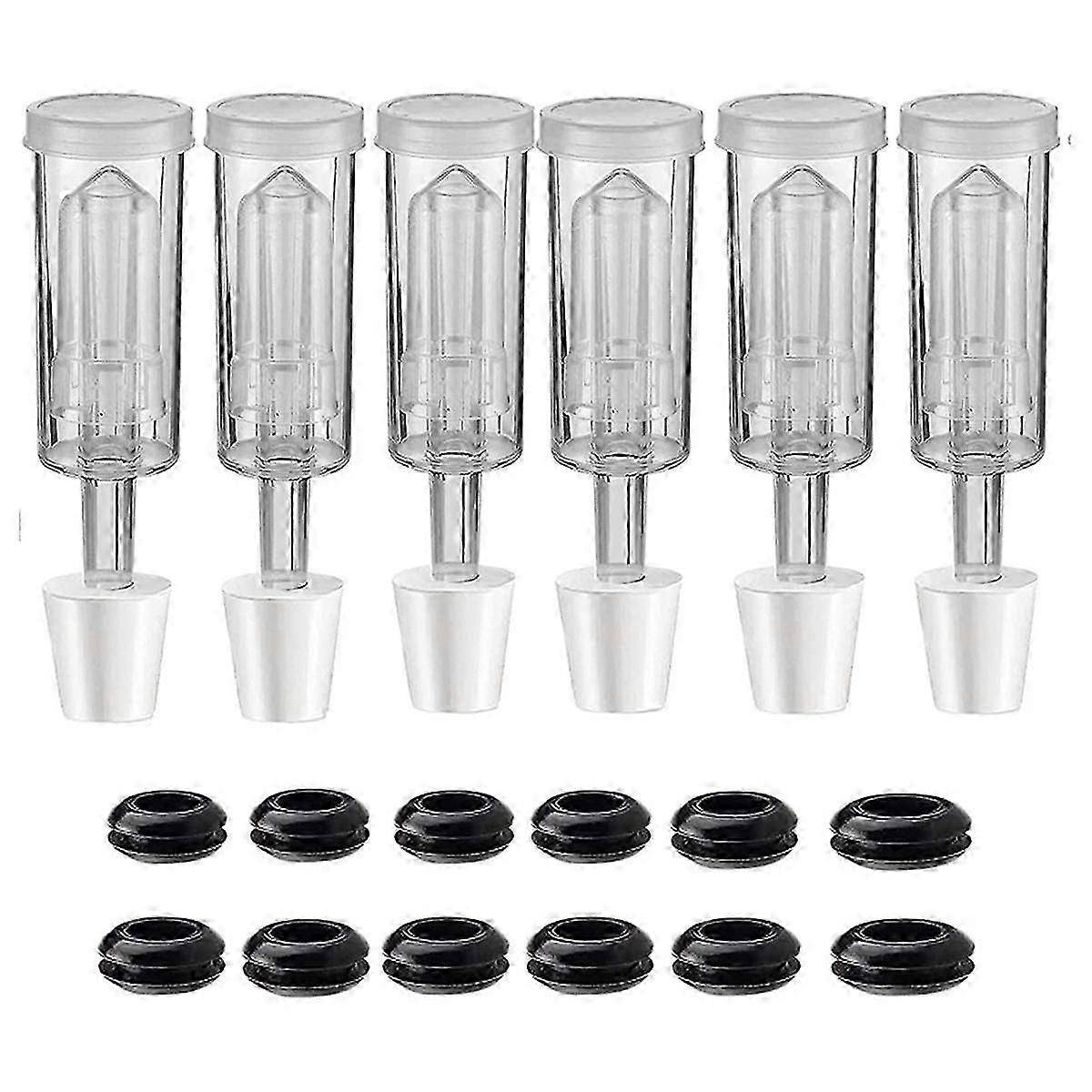 Fermentation Brewing Airlock Kit Grommet Fermentation Beer Making Wine Kombucha Fits Gallon Pitcher