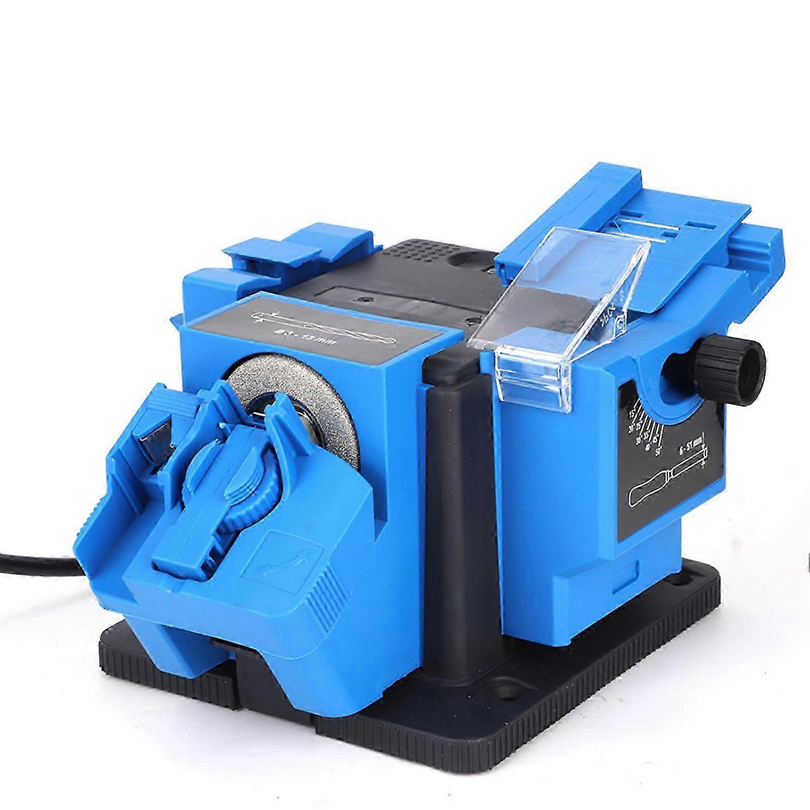Multifunctional 220V Household Knife Sharpener Drill Bit Scissor Sharpening Machine EU Plug