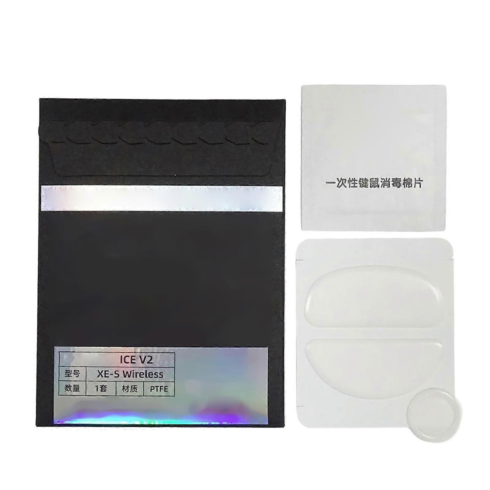 1Set Ice Version Mouse Feet for VAXEE XE-S Wireless Mouse Feet Pad Glides Curveds Edges Mouse Skates Sticker