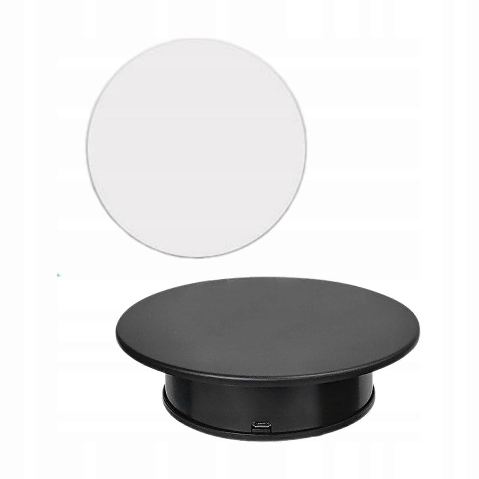 Motorized Rotating Display Stand Photography Turntable For Model Black