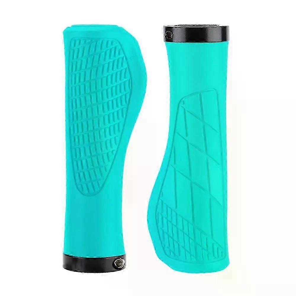 1pair Non-slip Mountain Bike Handlebar Grip Soft Rubber Mtb Grips Anti-skid Comfortable Lockable Bicycle Grips Bike Parts