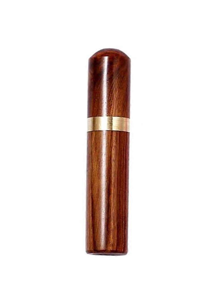 Self Threading Needles Double Hole Needles, Large Eye Stitching Needles Sewing Needles Wooden Needle Case for Sewing Embroidery (Brown 7)